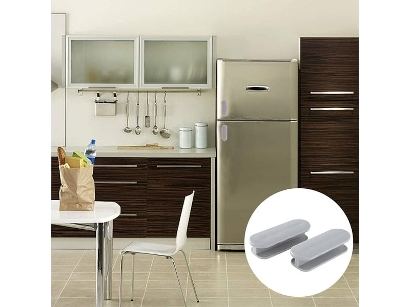  Poignée adhésive hetang yuese de 8x3 cm pour meubles en plastique, boutons gris pour armoires et poignée de tiroir pour les vitrines d'armoires.  - Conforama B