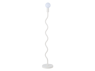 Lampe sur pied wama en métal blanc