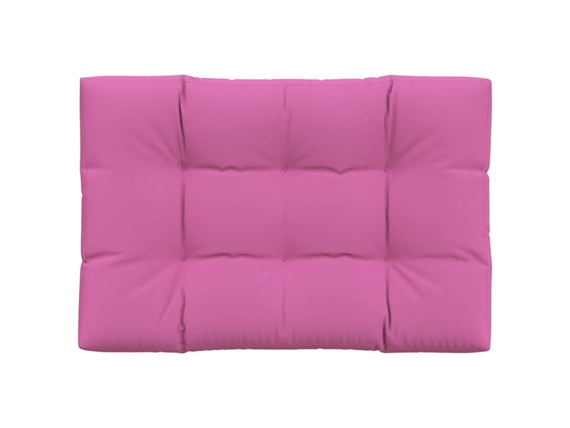  Coussin de palette, coussin de chaise, coussin de canapé rose 120x80x12 cm tissu cf55428  - Conforama A