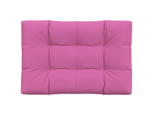 Coussin de palette, coussin de chaise, coussin de canapé rose 120x80x12 cm tissu cf55428