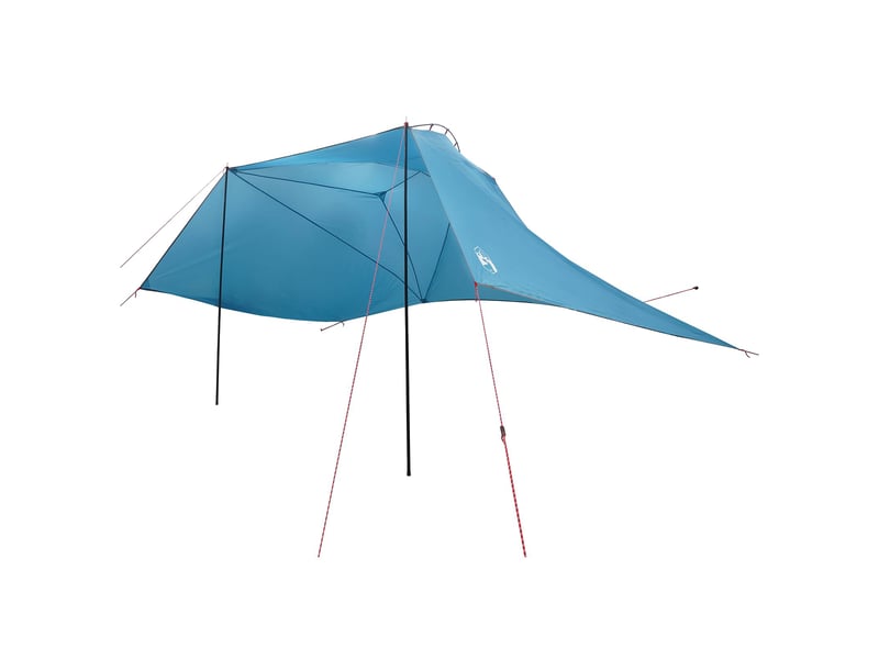 Tente voiture pour camping bleu 350x250 cm polyester et acier - Conforama C