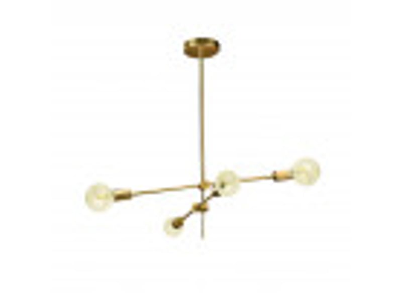  Fabrilamp jerusalen, lampe, moderne, 4 x e27, bronze, 64 x 71 x 71 cm 154654112 - Conforama D