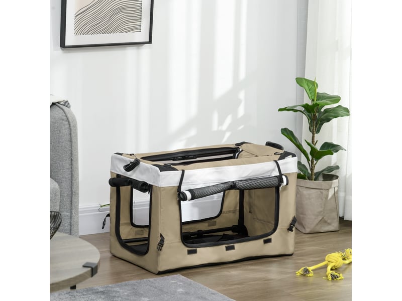 Poussette pliable pour 81 x 58 x 97,5 cm – beige – sac de transport amovible et freins arrière - Conforama B