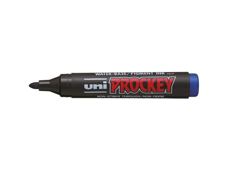  Marqueurs permanents 4 couleurs bleu noir rouge vert pointe conique 2,2 mm prockey  - Conforama D