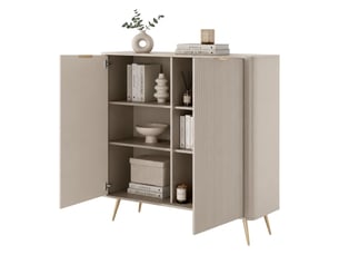 Buffet 2 porte(s)   DMORA Nerrio - 113 cm coloris beige 