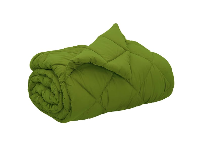  Duvet - couette complet toute l'année vert 200 x 220 cm microfibre  - Conforama A