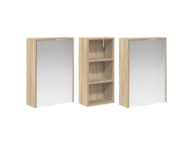  Ensemble de meubles de salle de bain 3 pcs 116x16x62.5 cm shl2316  - Conforama E