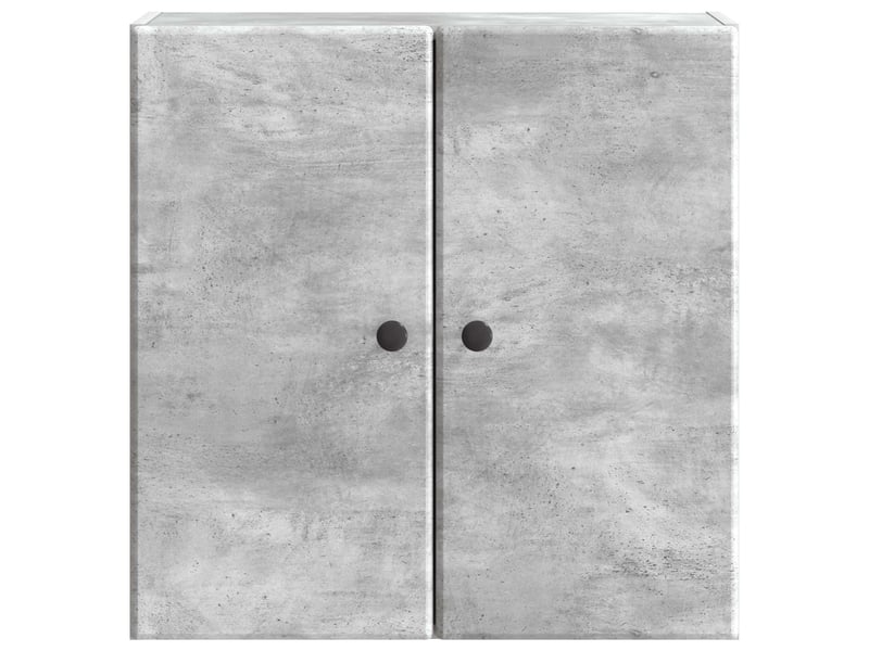  Armoire murale salon, meuble de rangement 59x31x60 cm bois d'ingénierie gris béton shl9105  - Conforama D