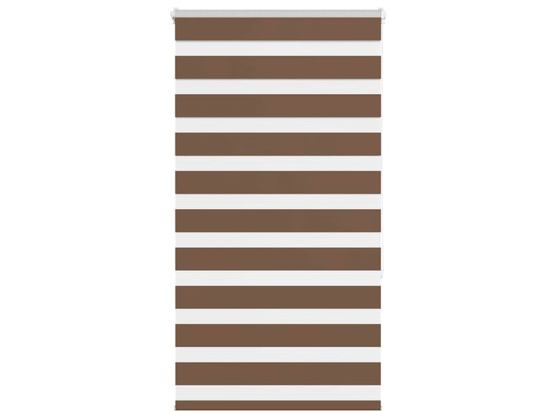 Store zèbre, store de fenêtre marron 75x150 cm largeur du tissu 70,9 cm polyester cf48728  - Conforama B