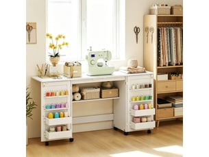 Bureau d'angle enfant coloris blanc