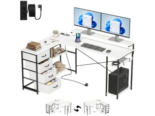 Bureau enfant 98 cm coloris noir