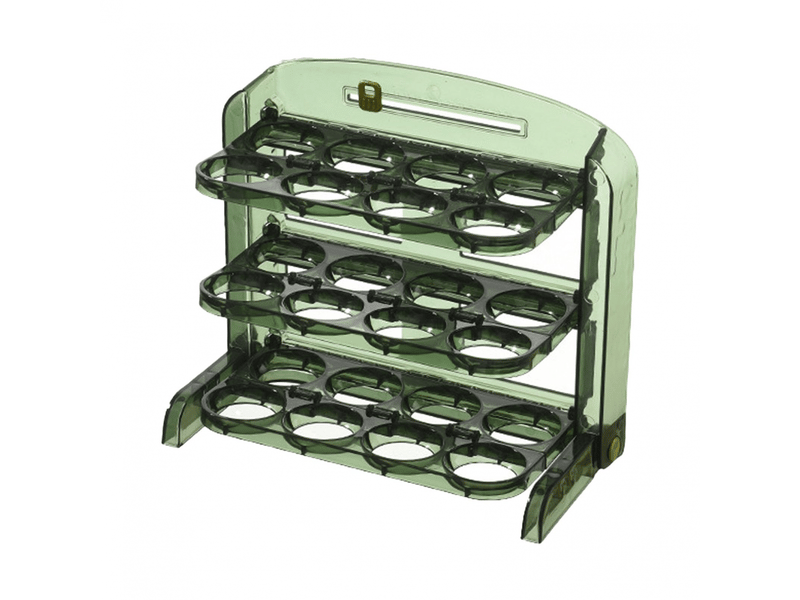  Étagère de rangement pliable à 3 niveaux pour réfrigérateur, organiseur d'œufs pour la cuisine et la maison  - Conforama A