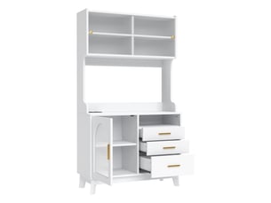 Buffet    <strong>PANGIVO</strong> <strong>N634D0053W</strong> - 100.5 cm coloris blanc 