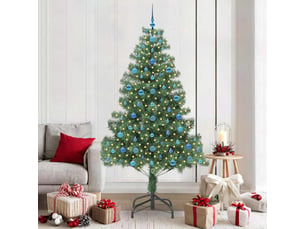 Sapin de noël, arbre de noël vert 210 cm pvc shl9868