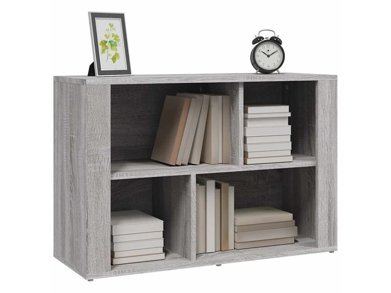  Buffet - bahut - meuble de rangement sonoma gris 80x30x54 cm bois d'ingénierie  - Conforama D