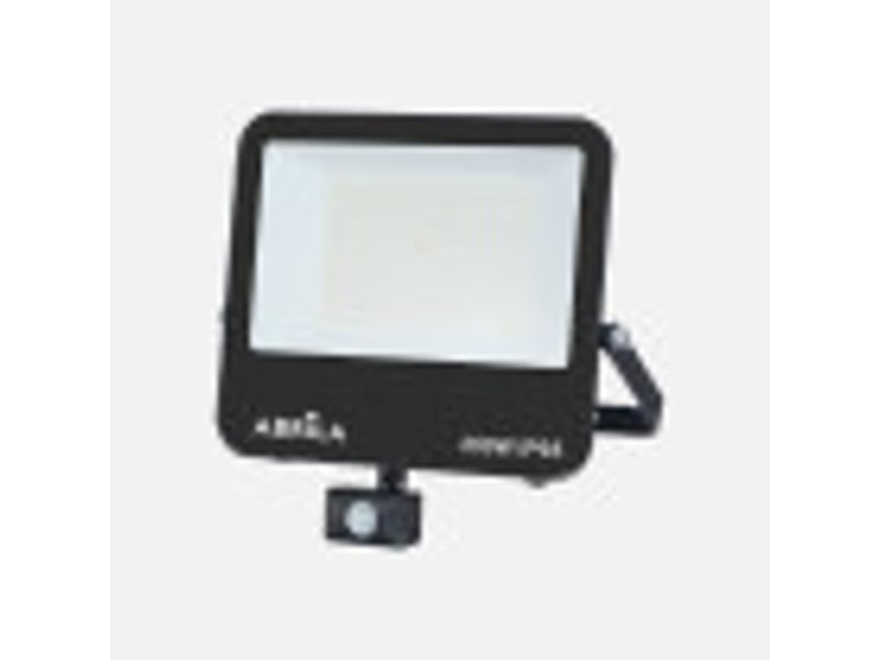  Projecteur led avec détecteur fabrilamp boiro 200 w 20000 lm 6500 k noir ip65 32 x 29 x 6,5 cm 262982009 - Conforama B