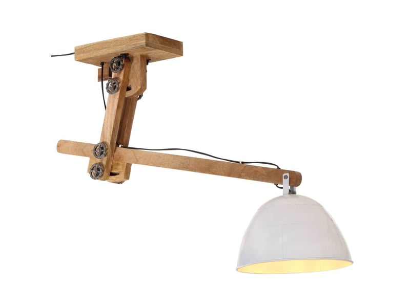  Plafonnier, lampe plafond 25 w blanc 105x30x65-108cm e27  - Conforama B