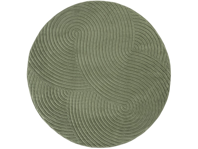  Tapis moderne en polypropylène vert, 201 cm  - Conforama A