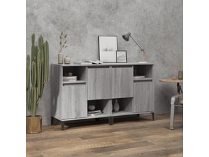 Buffets 2 pcs - bahut - meuble de rangement sonoma gris 60x35x70 cm bois d'ingénierie