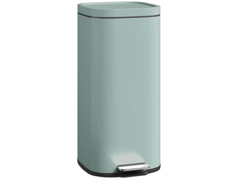  Poubelle de cuisine 30 l à pédale, couvercle soft-close, fonction maintien ouvert  - Conforama A