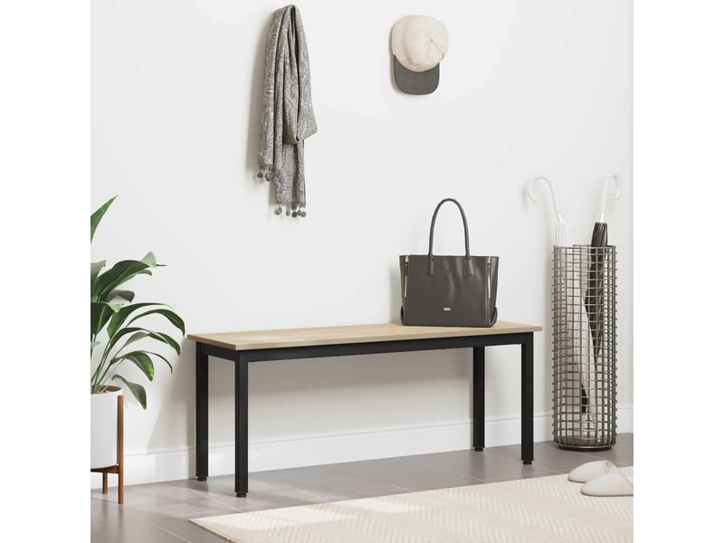  Banc d'entrée, banc d'intérieur sonoma 110x35x45 cm bois d'ingénierie  - Conforama D