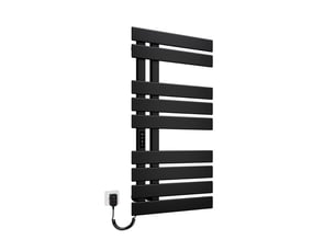 Sèche-serviettes électrique intelligent emke 1000 x 500 mm 320w, radiateur salle de bain connecté wifi, noir