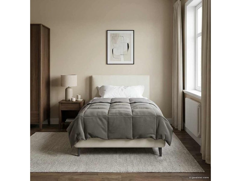  Duvet d'hiver - couette 135 x 200 cm hiver - couette microfibre (100% polyester)  - Conforama D
