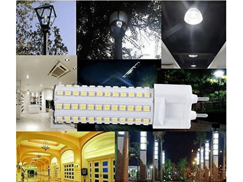  Ampoule led g12 15w blanc froid 6000k 2835 smd 85-265v lampe maïs 150w remplacement halogène 2-pack réutilisable  - Conforama D