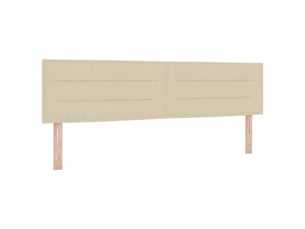Tete de lit A fixer sur le cadre de lit largeur 180 cm beige