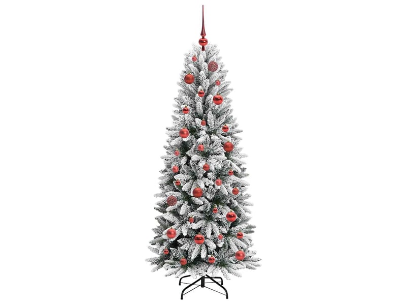  Sapin de noël - arbre de noël artificiel blanc 150 cm  - Conforama D