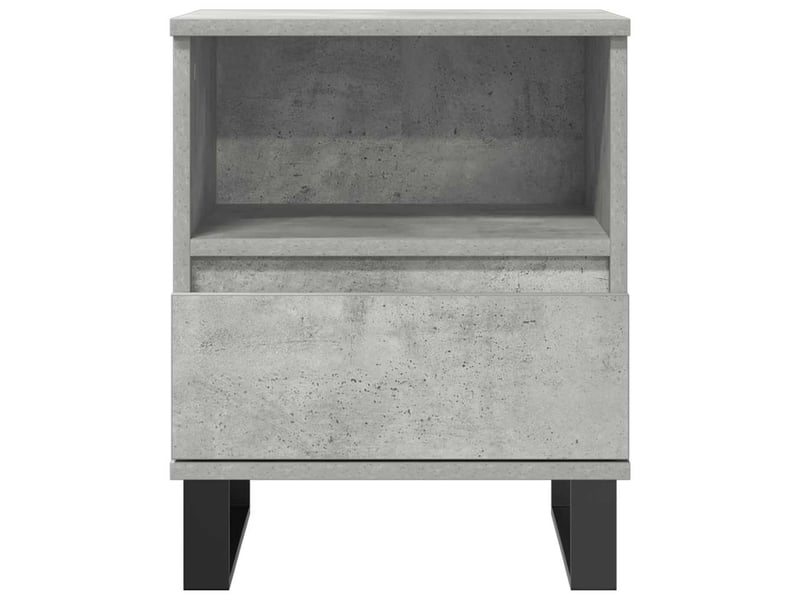  Table de chevet - cabinet de chevet - table de nuit gris béton 40x35x50 cm bois d’ingénierie  - Conforama B