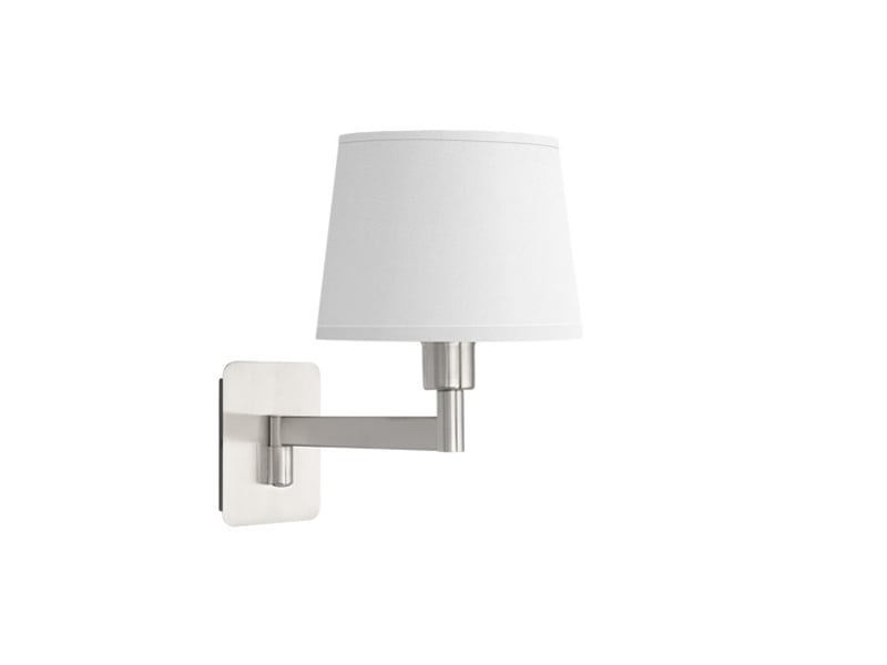  Applique murale fabrilamp cueza nickel blanc e14 24 x 15 x 28 cm 252761003 - Conforama A