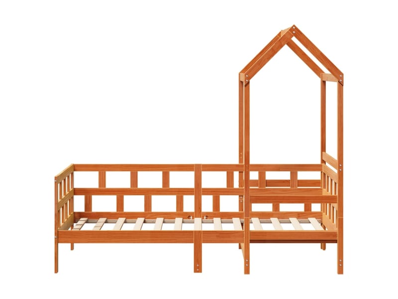  Lit simple- lit adulte -  lit de jour avec toit sans matelas 80x200 cm bois massif  - Conforama C