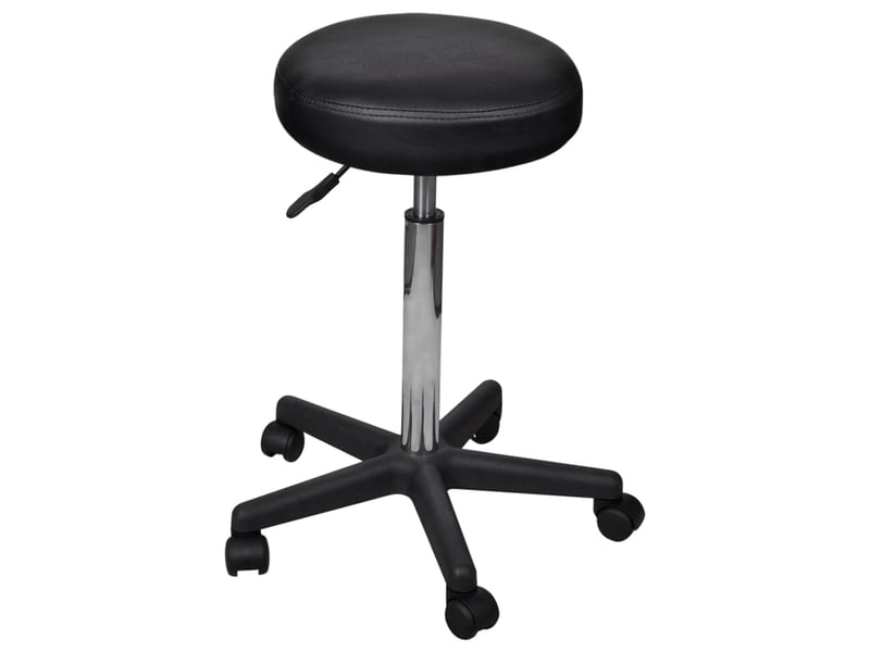 Tabouret de bureau noir  - Conforama A