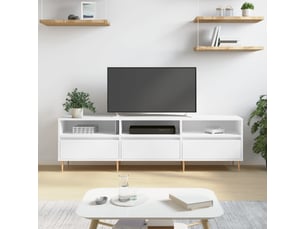 Meuble tv coloris blanc 150 cm <strong></strong>  <strong></strong>