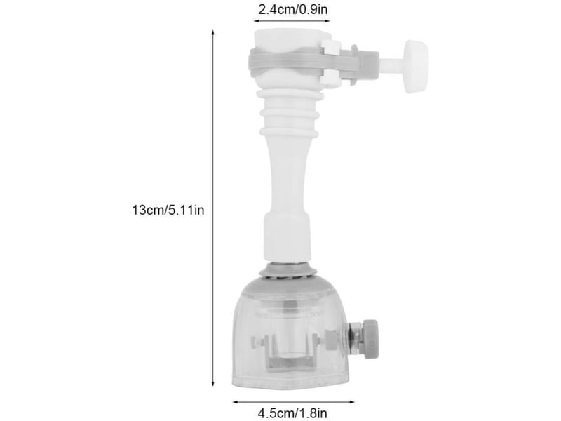  Extension de robinet de cuisine, tête de robinet de cuisine pivotante économiseur d'eau pour robinet d'évier de cuisine, filtre d'extension cm gris  - Conforama C