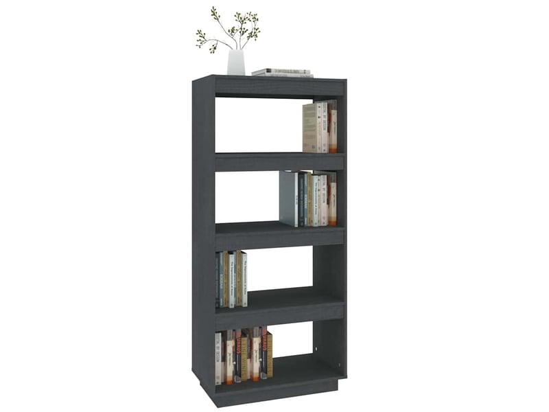  Bibliothèque, séparateur de pièce gris 60x35x135 cm pin massif  - Conforama D