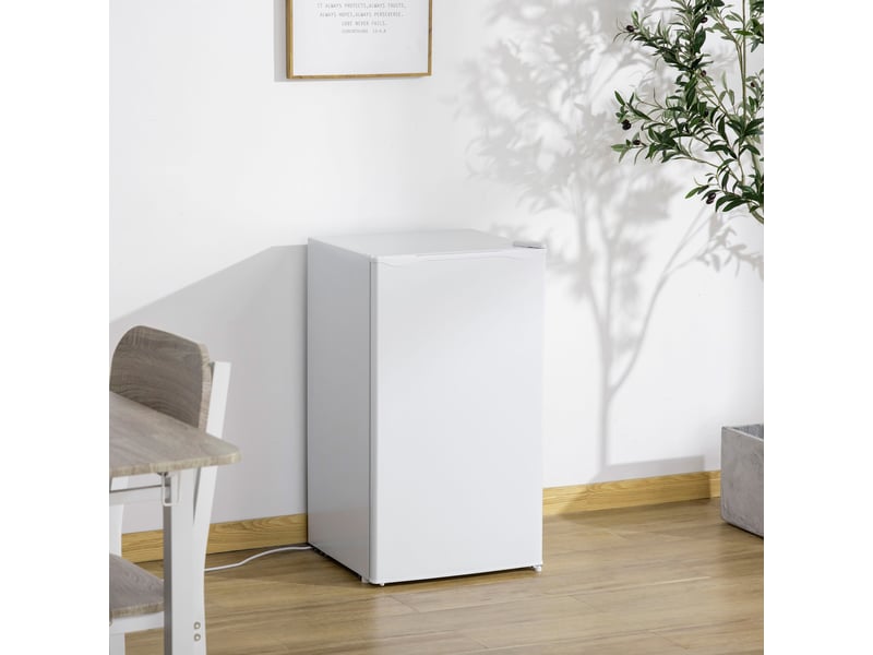  Réfrigérateur congélateur petit réfrigérateur 91 l étagères modulables design sous-comptoir 47,5 x 44,2 x 84 cm blanc  - Conforama B