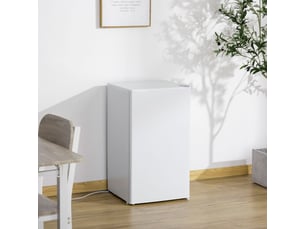 Réfrigérateur congélateur petit réfrigérateur 91 l étagères modulables design sous-comptoir 47,5 x 44,2 x 84 cm blanc