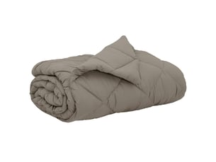 Duvet - couette d'été simple 240 x 260 cm été 200 gsm gris clair