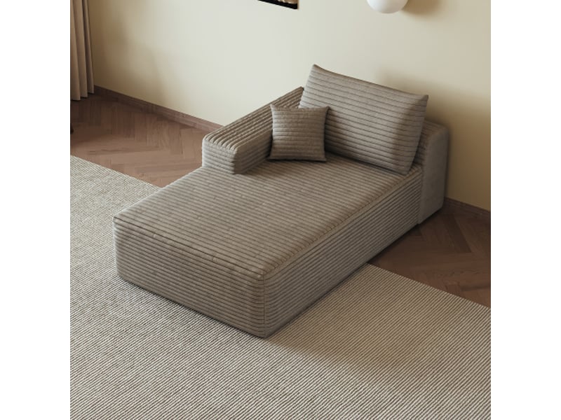 Canapé-lit y165 – côté gauche, couleur camel, convertible - Conforama D