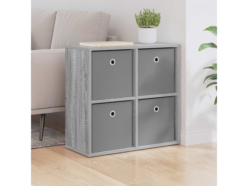  Buffet - bahut - meuble de rangement gris sonoma 59,5 x 27 x 57 cm  - Conforama B