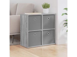 Buffet - bahut - meuble de rangement gris sonoma 59,5 x 27 x 57 cm