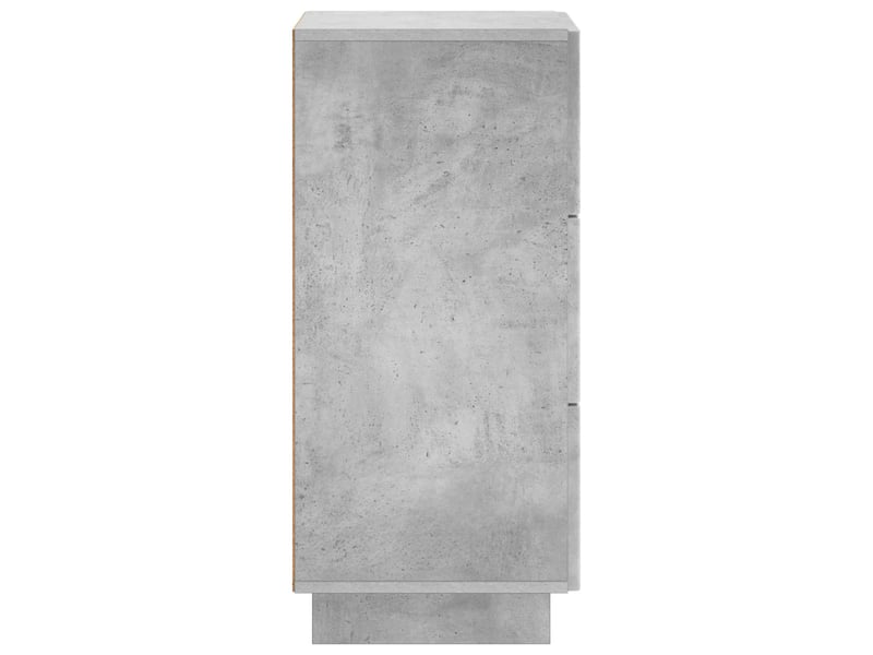 Buffet salon, buffet de rangement gris béton 33,5x34,5x75 cm bois d'ingénierie shl58558  - Conforama E