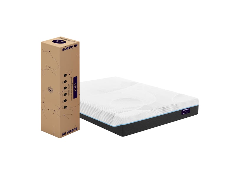  Matelas Ressorts + latex 140x190 cm  - Conforama L