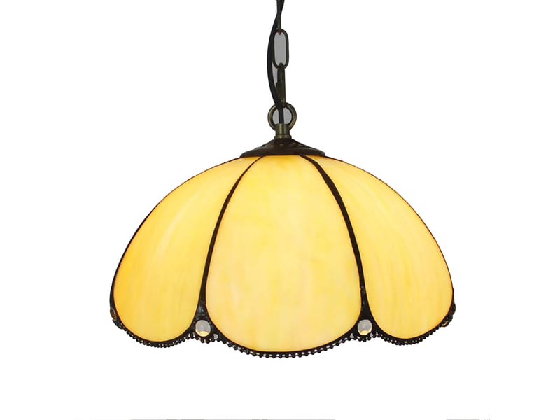  Suspension créative en bois massif et verre, style campagne – e27, source 9w blanc chaud incluse, pour salle à manger, bureau et chambre-style 3  - Conforama A