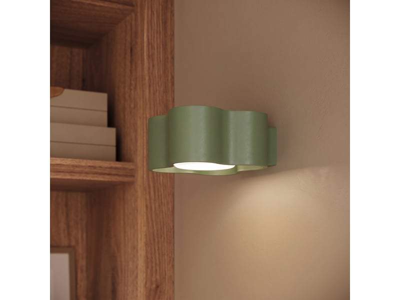  Applique ovio vert olive gx53 aluminium moderne 6x12x14.5cm SL.3346 - Conforama D