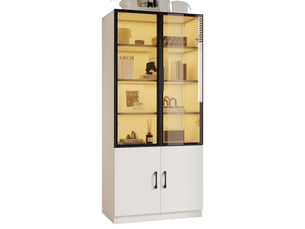 Vitrine coloris blanc  DESVIAE  - x160 cm