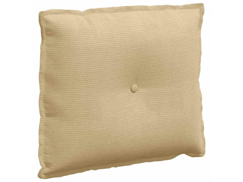 Coussin de dos, coussin de dossier vert gris 60 x 50 cm tissu en velours côtelé cf55106 - Conforama A