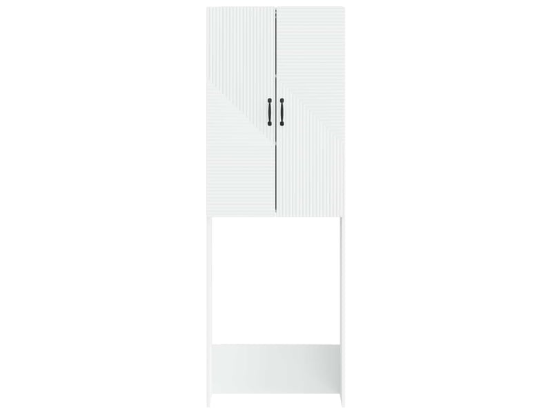 Armoire de toilette, meuble de toilette haarlem blanc 66x25.5x190 cm - Conforama E
